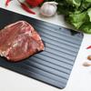 Meat Fruit Fast Defrosting Plate Food Grade Natural Safe and Odorless Defrosting Tray Recess Design for Liquid Drainage