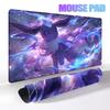Kawaii Japan Anime Mouse Pads Computer Gamer Mats Extended Pokemon Eevee Laptop Keyboard Rug Laptop Gaming Rubber Deskmat Carpet