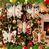 Praktische Bargeldumschlag-Alternative 2 Stück Acryl Schmetterling Geldhalter Hängende Ornamente Dekorative Anhänger für Weihnachts-Feiertags-Ausstellungsbaum