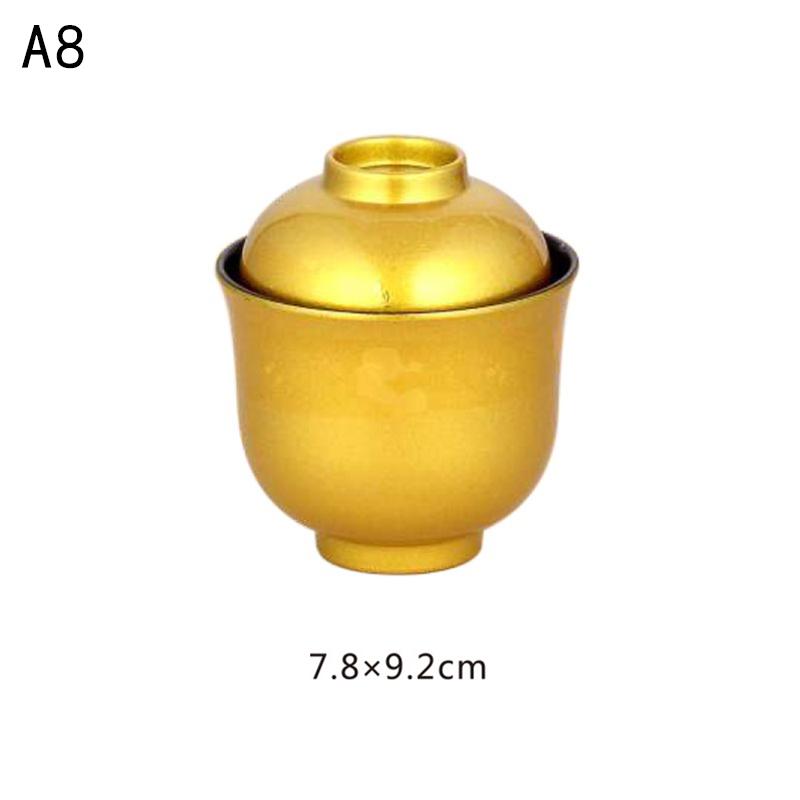 Solid Color Miso Soup Bowl with Lid Japanese Rice Bowl Traditional Miso Soup Bowl Cutlery Tableware with Cover Steamer Soup Bowl