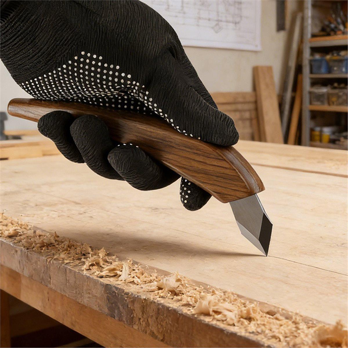 

Diy Hand Wood Carving Carved Knife Chisel Walnut Handle Bidirectional Scribing Model Marking Handcrafted Pen Knife China Mainland