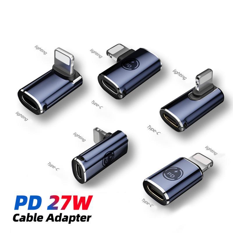 HdoorLink PD27W Hızlı Şarj Adaptörü USB C'den Lightning Dönüştürücü OTG Veri İletim Konnektörü iPhone iPad İçin
