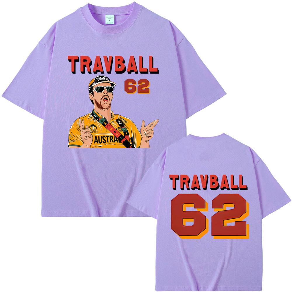 Travis Head TravBall 62 Merch Tshirt Men Women Fashion Casual Oversized Short Sleeve T Shirts Male Vintage 100 Cotton Tshirts