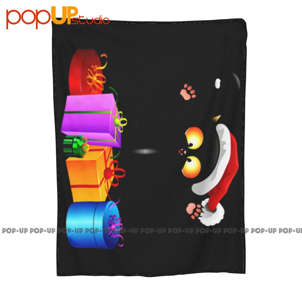 Christmas Gift Cat Ultra-Soft Blanket Quilt Winter Sofa Cover Bed Covers