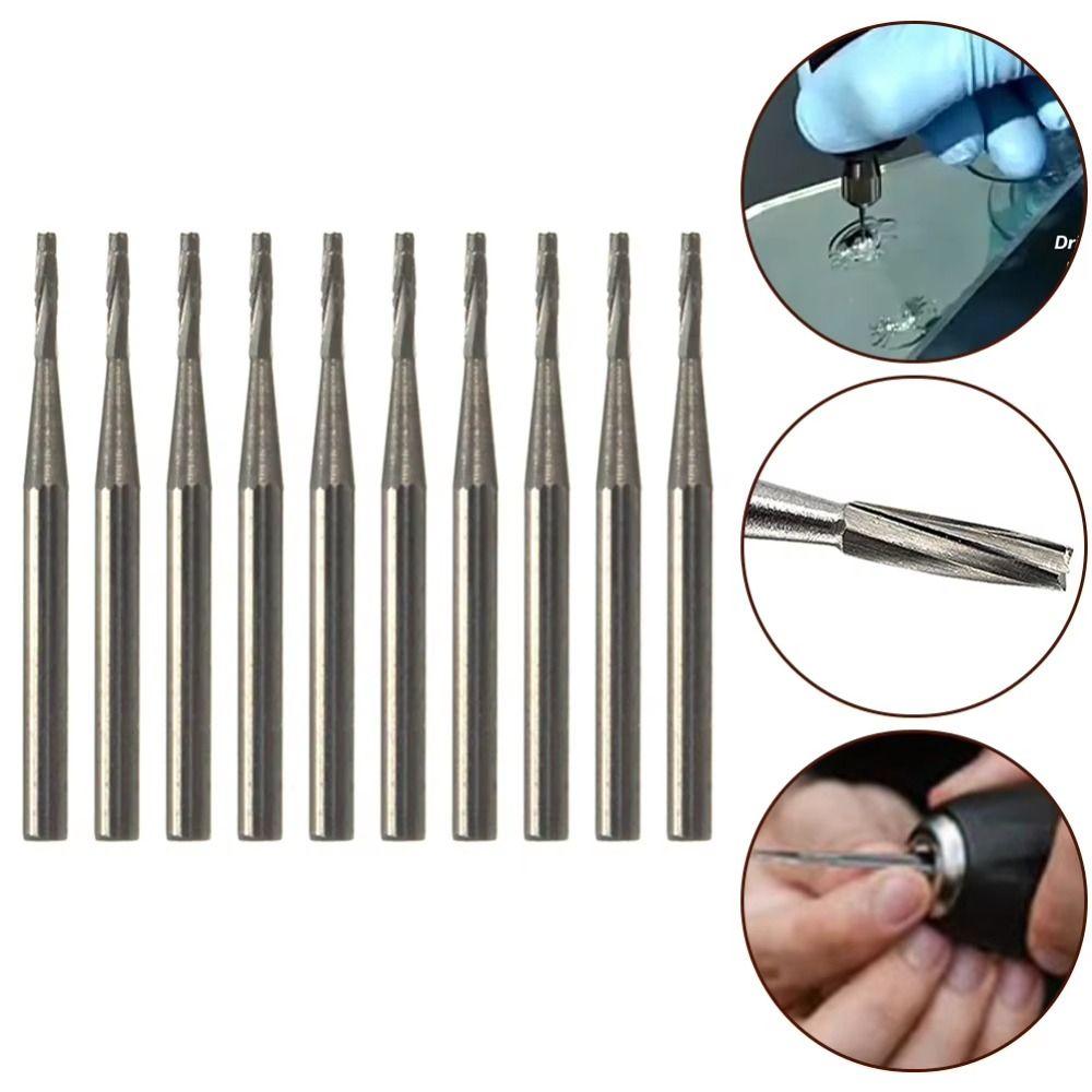 2PCS Car Windshield Repair Tool Glass Drilling Bit Punching Hole Opener Tungsten Steel Drill Bit