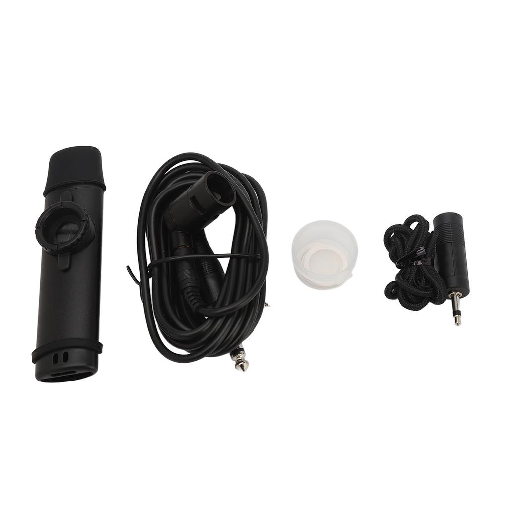 Electric Kazoo 5 Flute Diaphragms Aluminum Alloy Portable Kazoo for Music Lovers Black