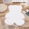 Inspired Faux Rabbit Fur Bear Rug - Plush Decorative Rug for Bedroom or Kids’ Room