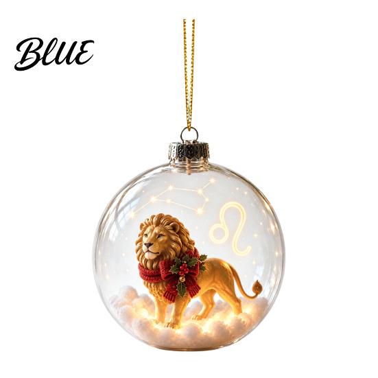 Sammlerstück Weihnachtsbaumschmuck Sternzeichen-Ornament Zwölf Zeichen Dekoration 2D Acryl Feiertagsdeko für Bäume Horoskop Anhänger Weihnachtsbaum Zuhause