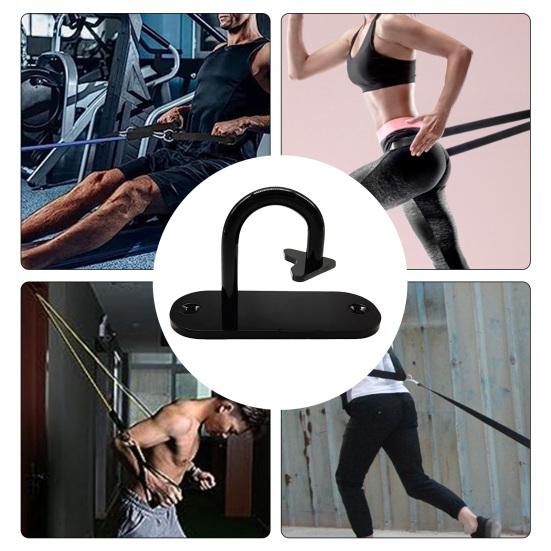 3Pcs Wall Mount Workout Hooks Strong Pulling Force Hooks Strength Training Physical Therapy Exercise Band Hook