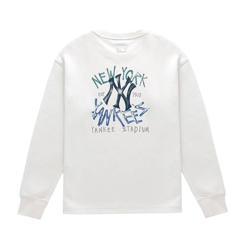 MLB New York Yankees FW25 T Shirt Unisex 3ATSB2154-50IVS XL