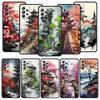 Ink and Wash Landscape Case for Samsung A51 A71 A21S A12 A11 A15 A25 A31 A41 A52 A32 A23 A33 A53 A73 A03S A05S A13 5G A72 Cover