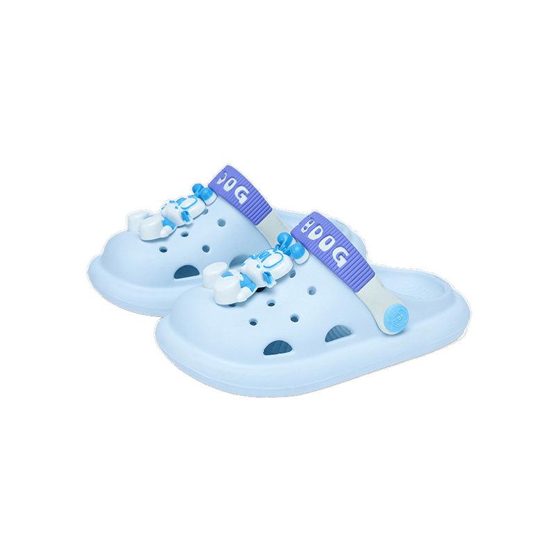 Babu bean children's hole shoes 2025 summer new boy baby indoor non-slip ultra-light bag head princess sandals