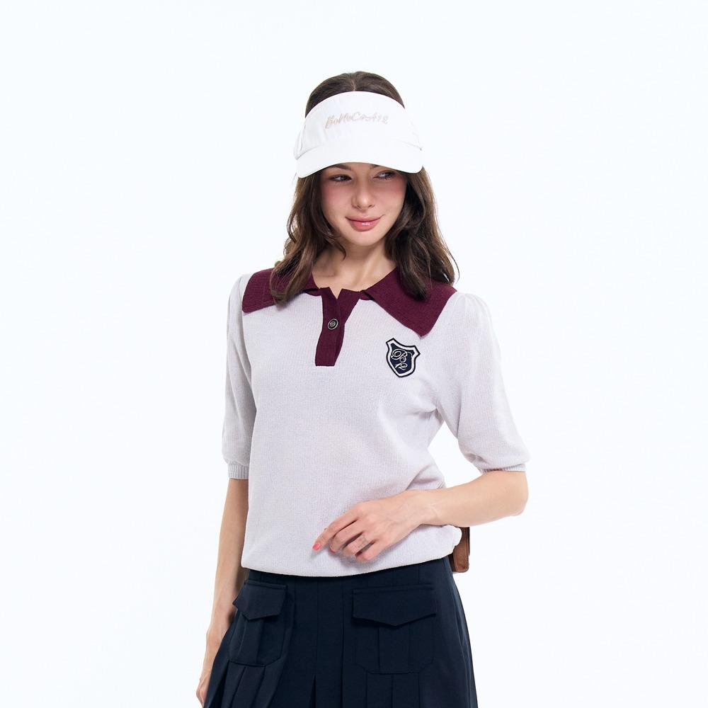BENECIA12 Retro Collar Grey