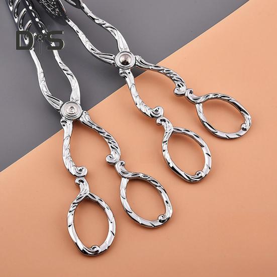 Kleště na pečivo Spona na bábovku Arabský styl Vintage Bufetové kleště Grilovací kleště do kuchyně Domácí dort pečení Dezerty Salát Smažení Grilování