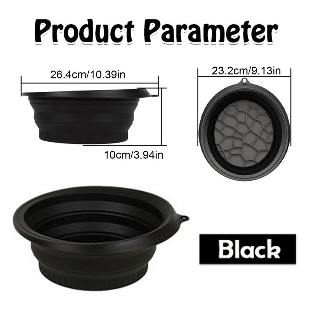 Face Bowl Quick Cooling Foldable Silicone Wash Basin with Built-In Ice Tray Bathroom Accessories Portable Washing Basin