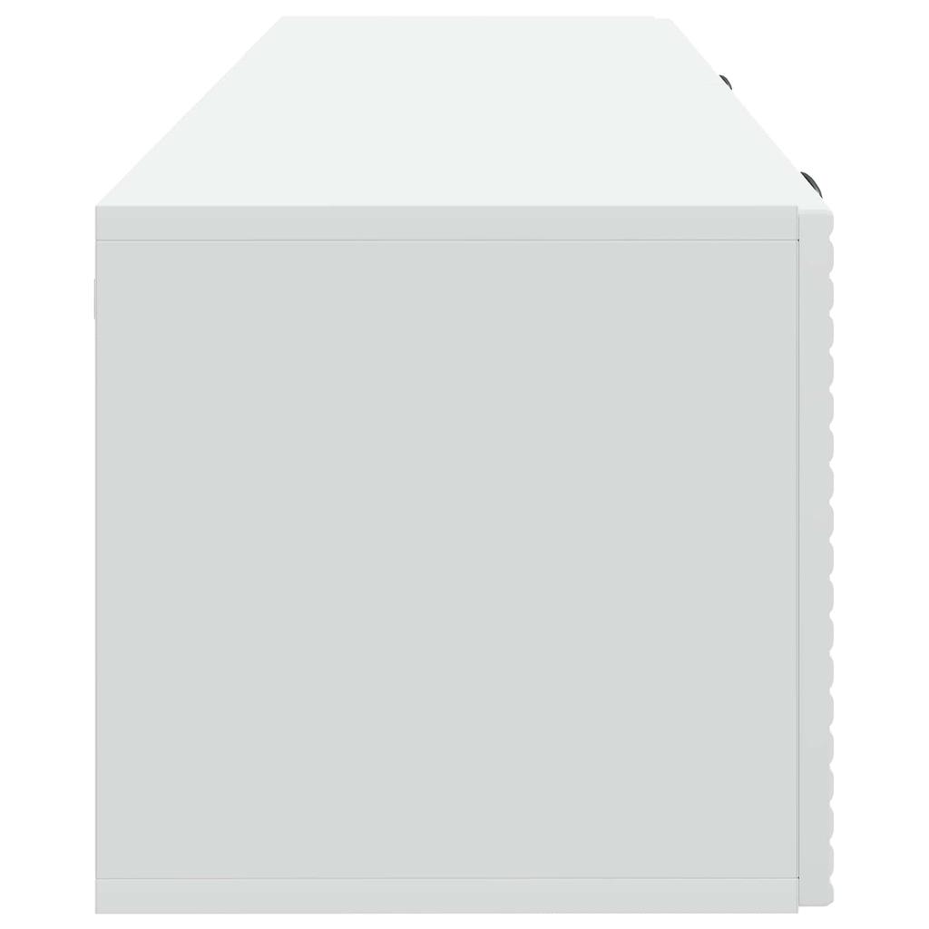 Wall Mounted TV Cabinet White 98 x 31 x 30 cm Particleboard
