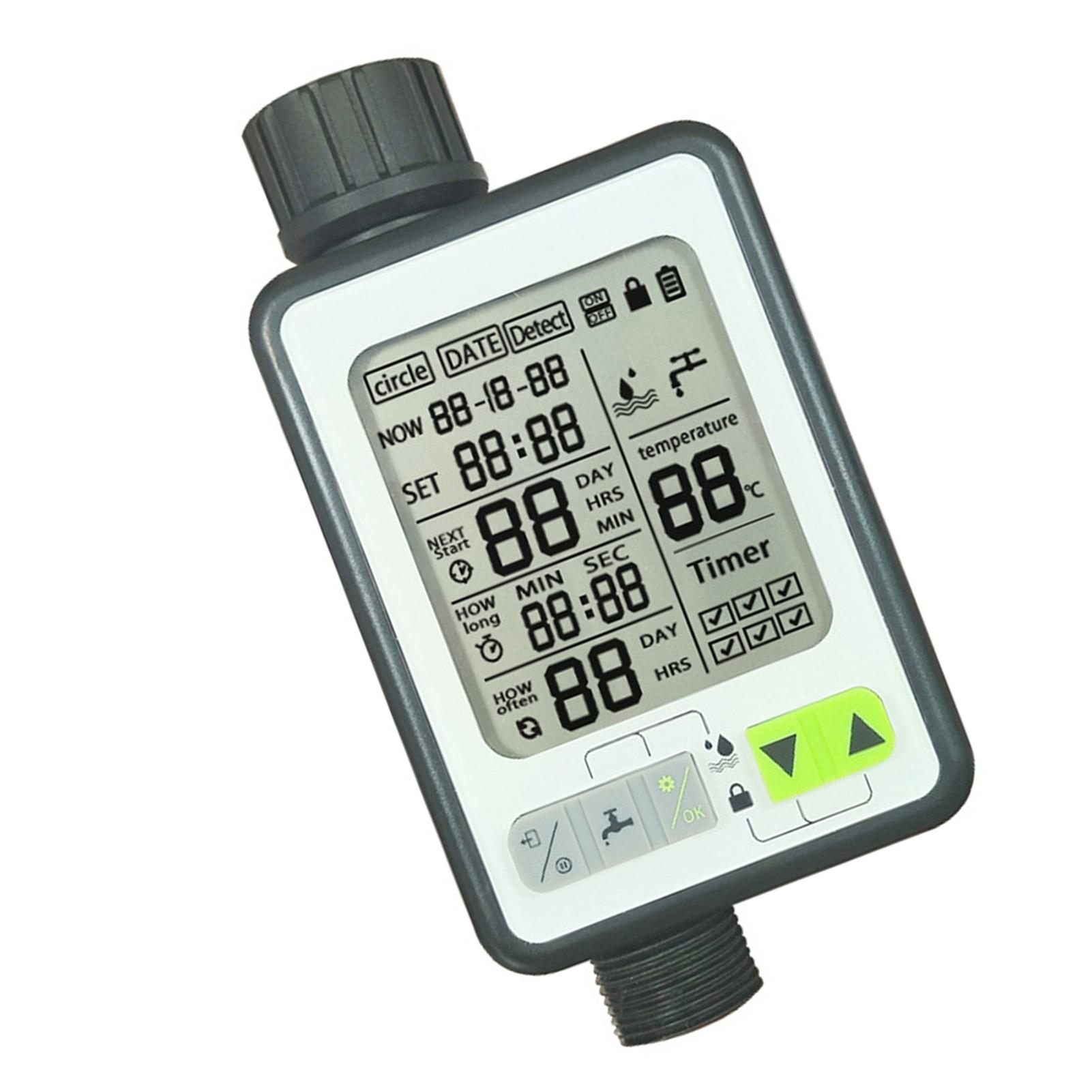 

Таймер полива автоматический 3 режима датчик дождя таймер дождеватель для ухода за газоном садом двором