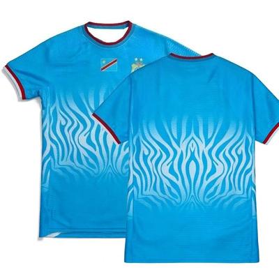 Nowa Koszulka Piłkarska DR Konga 2026 Unisex Letnia Oddychająca Szybkoschnąca Koszulka Sportowa Modna Streetwear Y2k Top