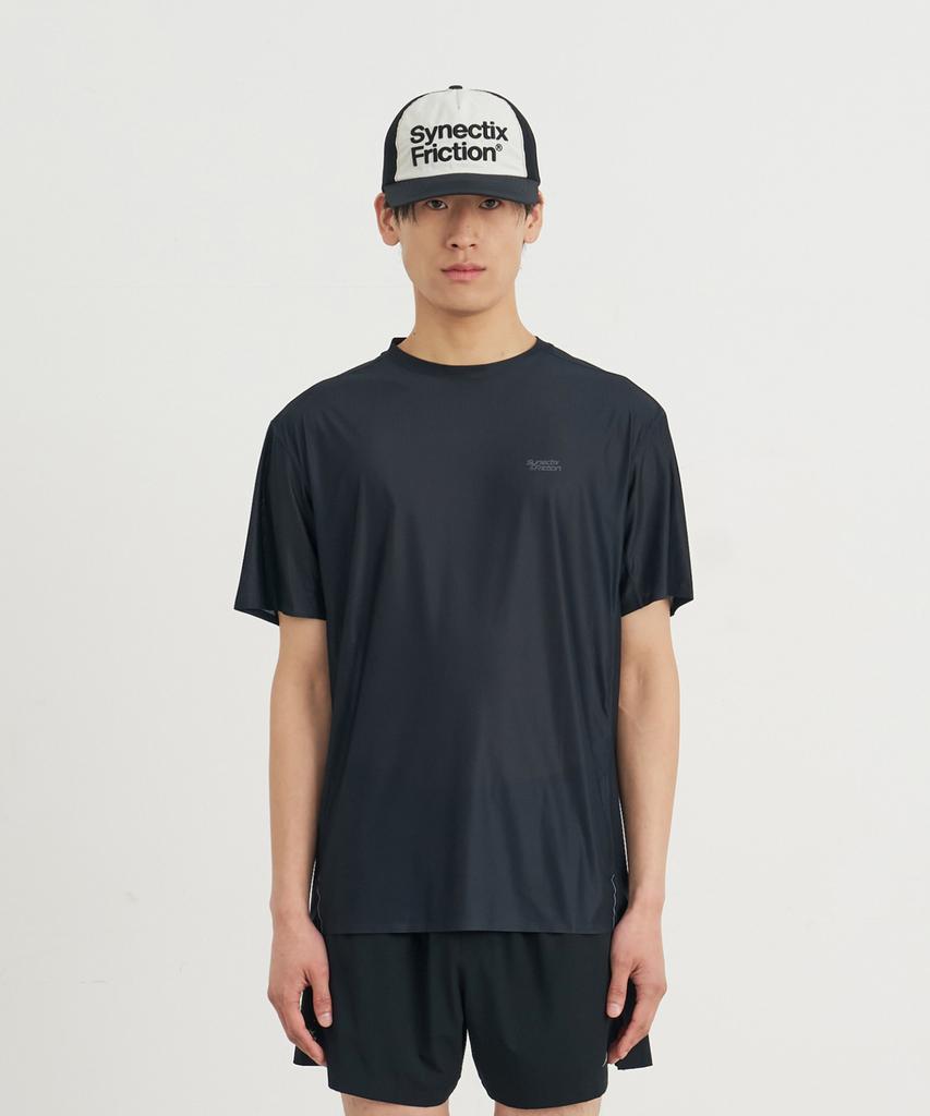 Goyoweeo [Synectics Friction] Sprint Dry Letter Short Sleeve (Black)