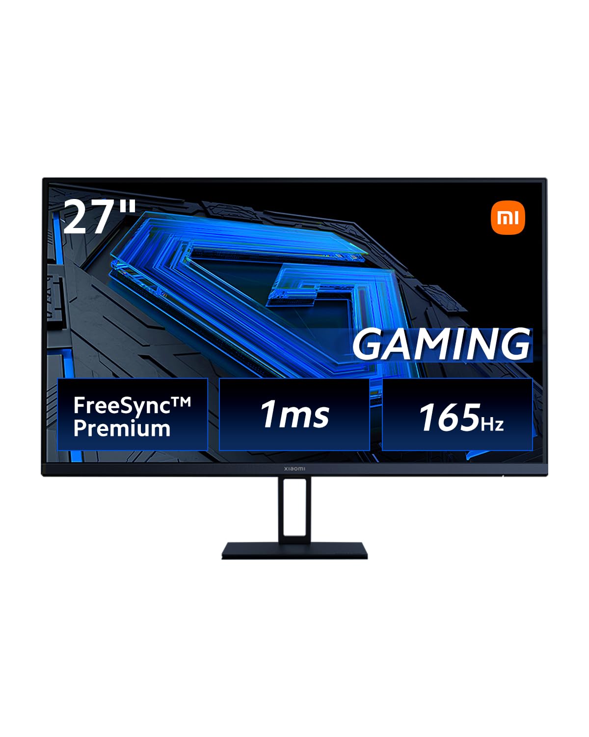

Xiaomi Gaming Monitor G27i Monitor Display 27 inch 165Hz 1ms FreeSync PremiumFast IPSDisplayPort Angle Adjustable Blue Light VESA Mount Compatible