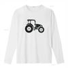 THIS IS A TRACTOR Classic Womens T Shirt White vintage Washed Unisex Comfortable Stylish Soft Stretched Breathable