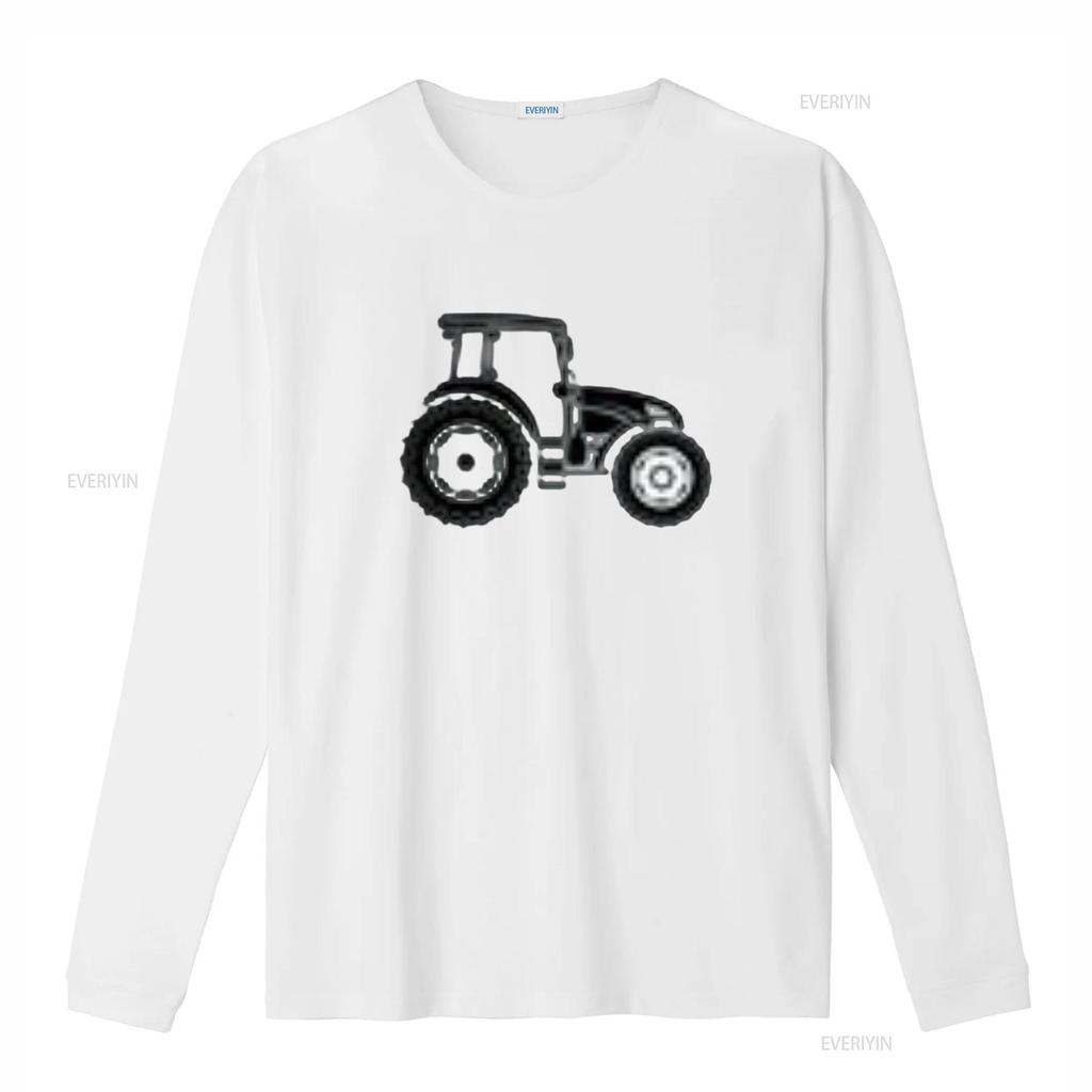 THIS IS A TRACTOR Classic Womens T Shirt White vintage Washed Unisex Comfortable Stylish Soft Stretched Breathable