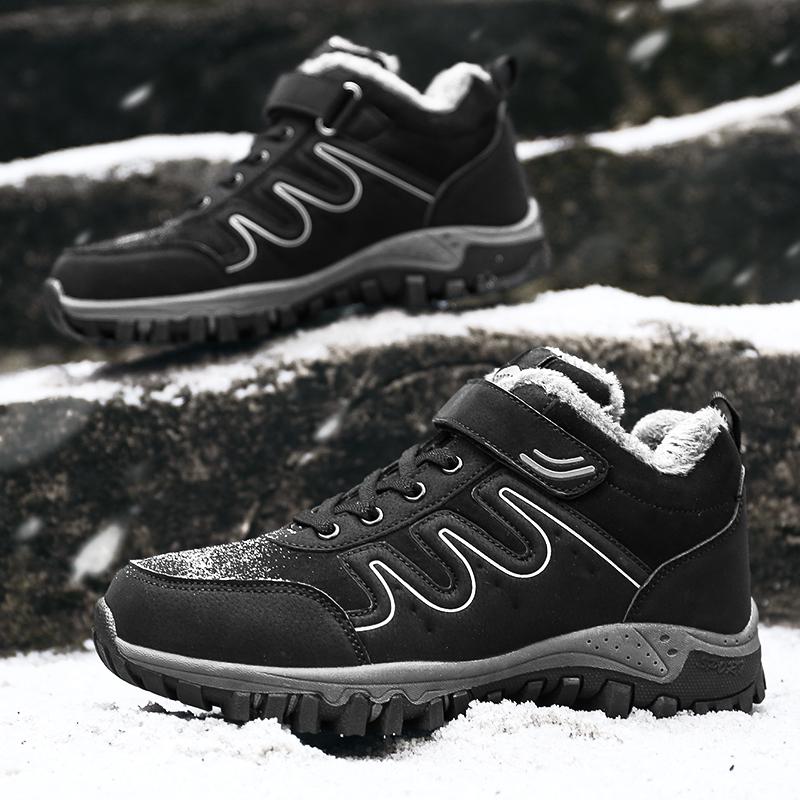 Модные зимние ботинки Мужские на шнуровке Повседневные мужские ботинки Мужская зимняя — фото 4