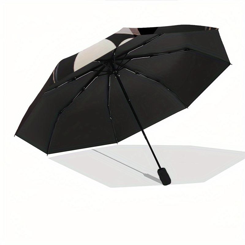 Mickey Mouse,Cartoon Character Automatic Umbrella   Tri Fold Portable Umbrella, Best Holiday Gift for Men and Women, Durable Iron Frame, Pla