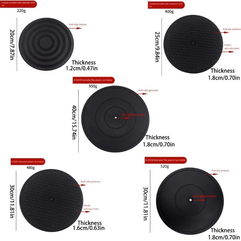 652F Turntable With Weight Bearing Capacity for Professional Art Projects Smooth Rotation Mechanics Base