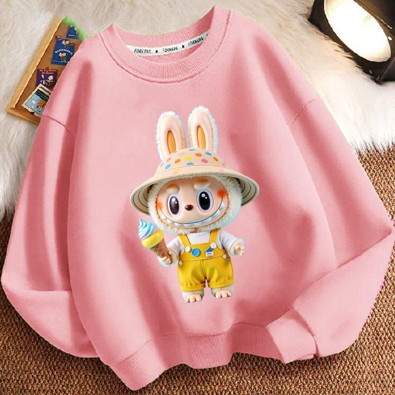 Children's Fashion Sweatshirts for Spring and Autumn, Casual Long-sleeved Sweatshirts for Boys and Girls