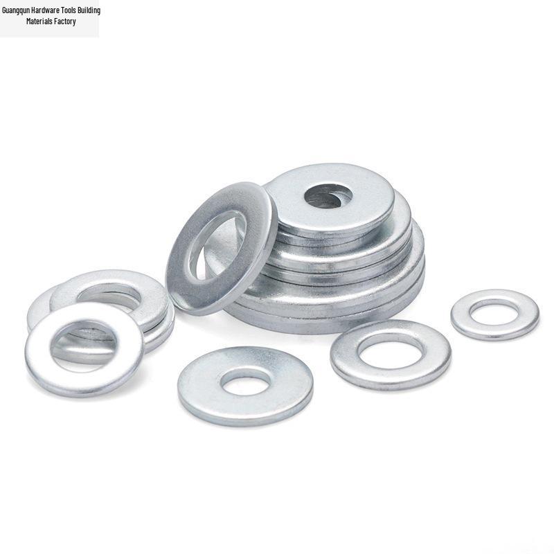 Verdikte Gegalvaniseerd IJzeren Platte Ring - Rond Extra Groot, m6-m16