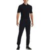 Under Armour Seamless Polo Shirts Men's Black Polo Collar Moderate Straight Fit 1370094-001