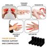 10Pcs Finger Sleeves Protectors,Finger Sleeves For Arthritis Trigger Finger Splint For Thumb,Finger Brace For Arthritis Pain