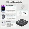 40W 3 In 1 Wireless Charger Pad Stand Magnetic Fast Charging Dock Station for iPhone 16 15 14 13 12 11  X XR  Watch Airpods