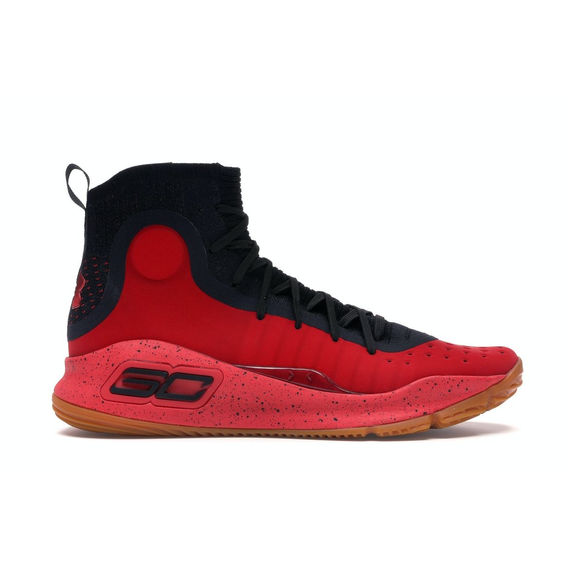 

Мужские кроссовки Under Armour Curry 4 Red Black Gum 1298306-603