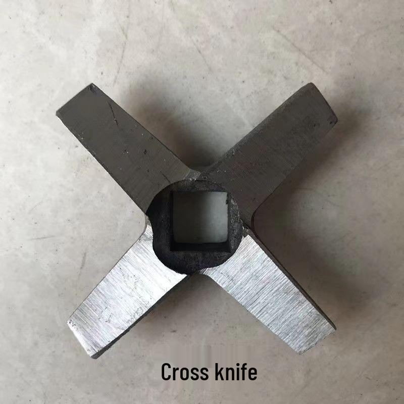 32-Type Meat Grinder Accessory Set: Cross Blade, Round Blade, Grating Plate, Hole Plate, Stainless Steel Blades