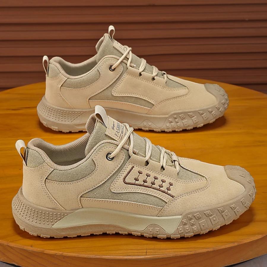 2025 Men's Spring and Autumn Breathable Outdoor Hiking Tooling Men's Shoes Running Soft Sole Casual Sports Shoes New Men Shoes