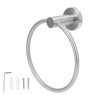 Stainless Steel Towel Ring Simple Rustproof Retro Bathroom Hand Towel Ring for Bathroom