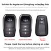 AOR1 Alloy Car Remote Key Case Cover Protective Shell Bag for Toyota Prius Camry Corolla CHR C-HR RAV4 Altis Land Cruiser Prado Avalo