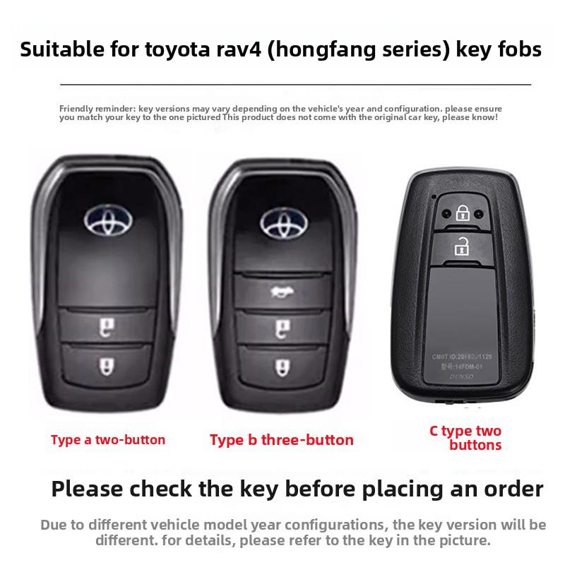 AOR1 Alloy Car Remote Key Case Cover Protective Shell Bag for Toyota Prius Camry Corolla CHR C-HR RAV4 Altis Land Cruiser Prado Avalo