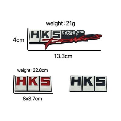 HKS 3D Metal Badge for Honda Cars