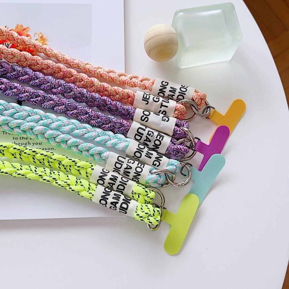 New Long Phone Lanyard Braided Rope Keychain Phone Case Chain Straps Crossbody Outdoor Lanyard Hanging Cord Phone Accessories
