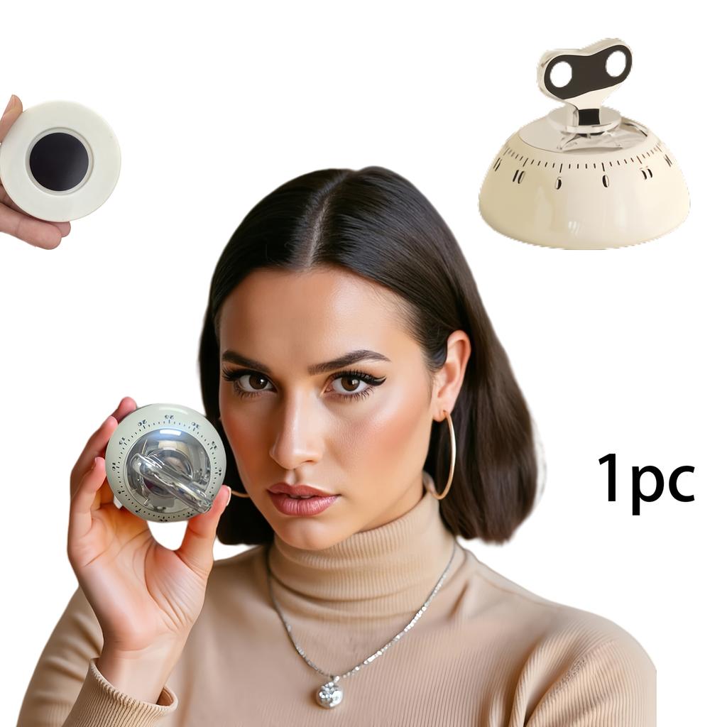 Timer with magnetic base,60minute timer setting and alarm function.Suitable for kitchen cooking,studying,exercise,multifunctional creative alarm clock