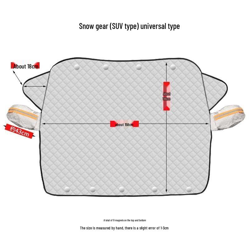 Universal Car Windshield Sun and Snow Cover