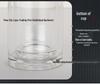 Huaxiang 388 High Mountain Double-Walled Borosilicate Crystal Glass Cup - Men's Business Office Gift.