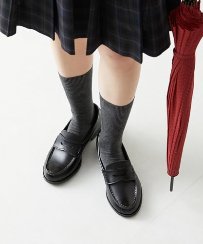 Oriental Traffic R-1020 Damregnloafers, Vattentäta och Vattenavvisande, Platta, Bekväma för Promenader, Pendling och Skola, Svart, Storlek 25,0 c