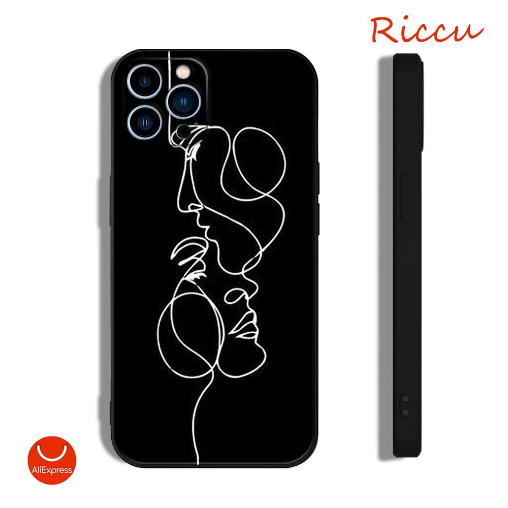 FOR IPhone 14 Beautiful Body Line Art Soft Case for Iphone 14 11 12Pro 8 7 Plus X 13Pro MAX SE2020 XR XS Covers