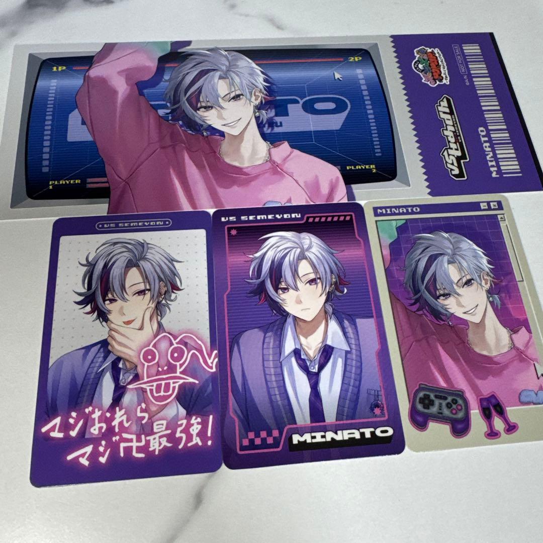 [USED] Nijisanji Semeyon Pop-up Bonus Ticket Photo-style Card - Fuwa Minato