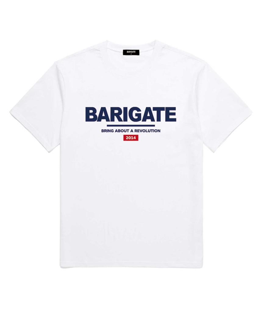 Baligeiteu Signature Logo Short Sleeve T-Shirt (Bs001) White/Red