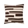 Ins Style Geometric Embroidery Pillow Maillard Color Sofa Cushion Cover Modern Simple Knitted Pillow Waist Pillow